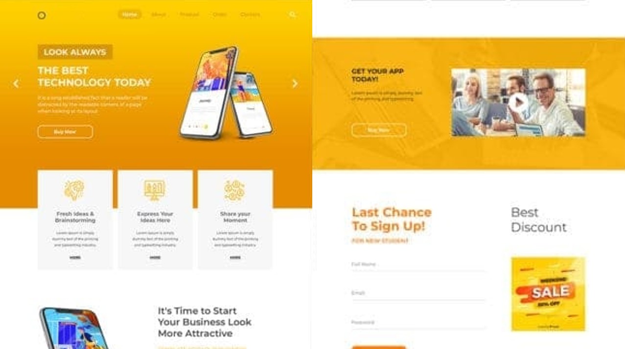 One-Page Website